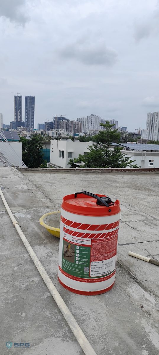 Terrace Slab Primer Sealing